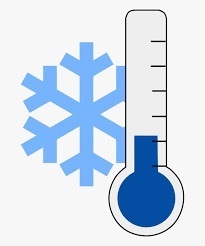 snowflake with thermometer 