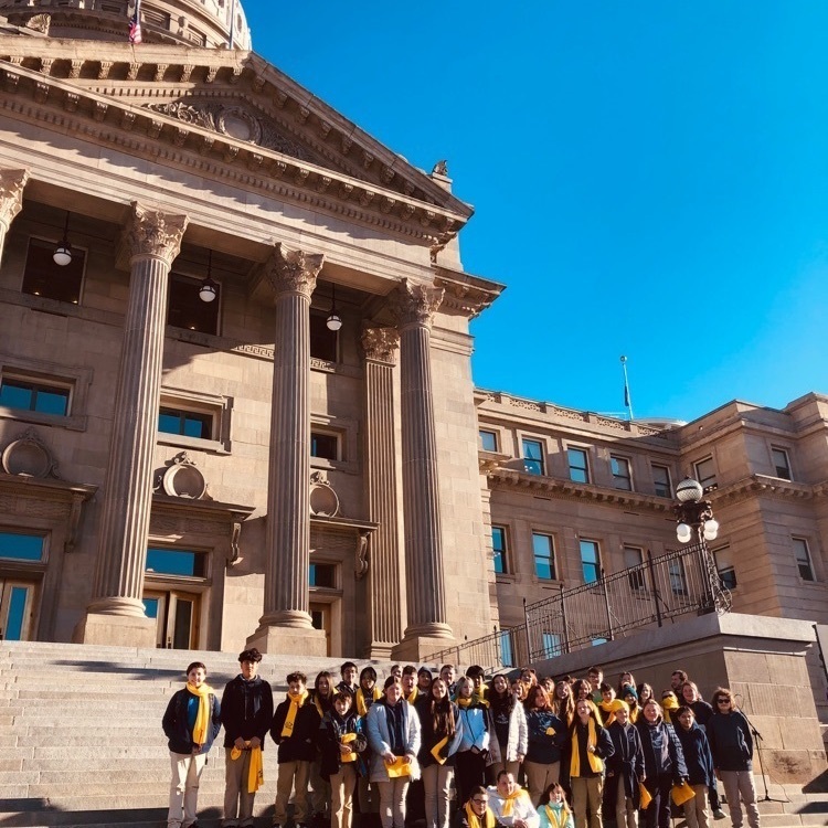 students at the Boise capital